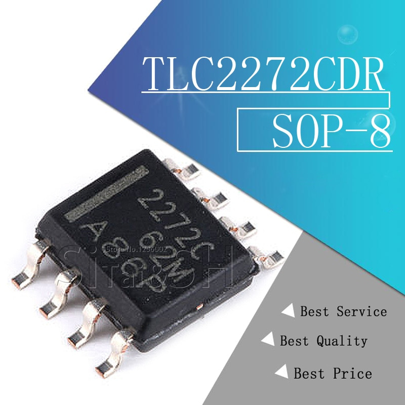 10 pces tlc2272cdr sop8 tlc2272 sop 2272c sop-8 smd novo e original ic ...