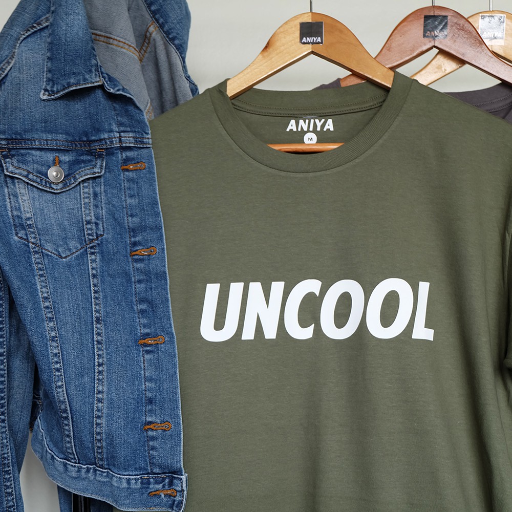 ANIYA CLOTHING Uncool Unisex Shirt Men's Women's T-shirt | Shopee ...