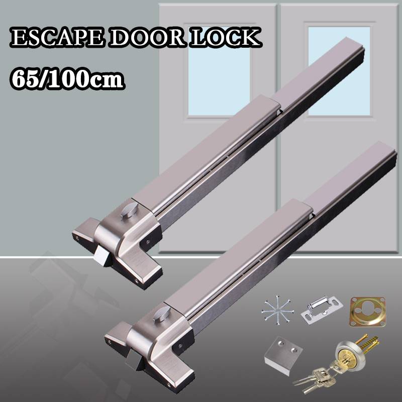 Security Escape Fire Rated Push Type Rim Panic Exit Bar Device/door ...