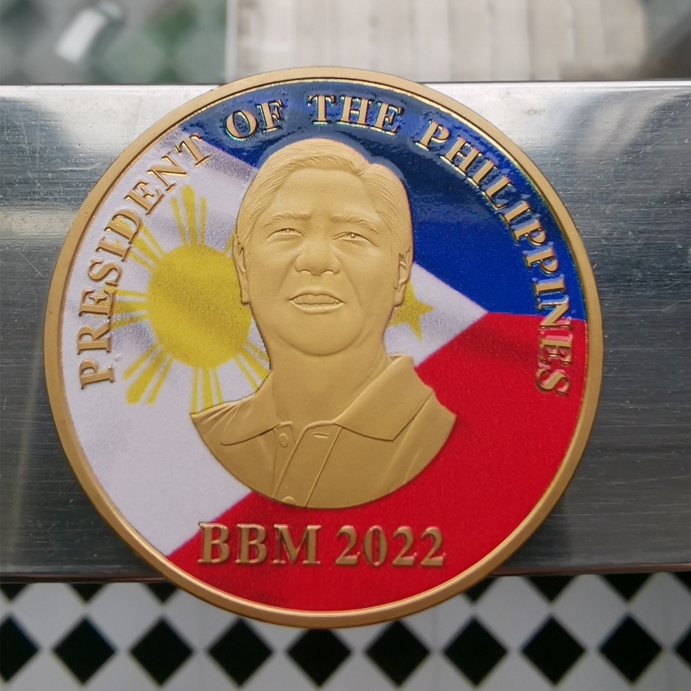 2023 BBM Commemorative Peace & Fist BBM President Gold Theme UNITEAM ...