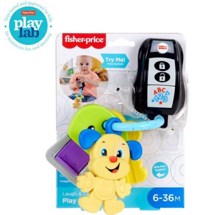 Fisher Price Laugh and Learn Play and Go Keys Car Key Original Car Key ...