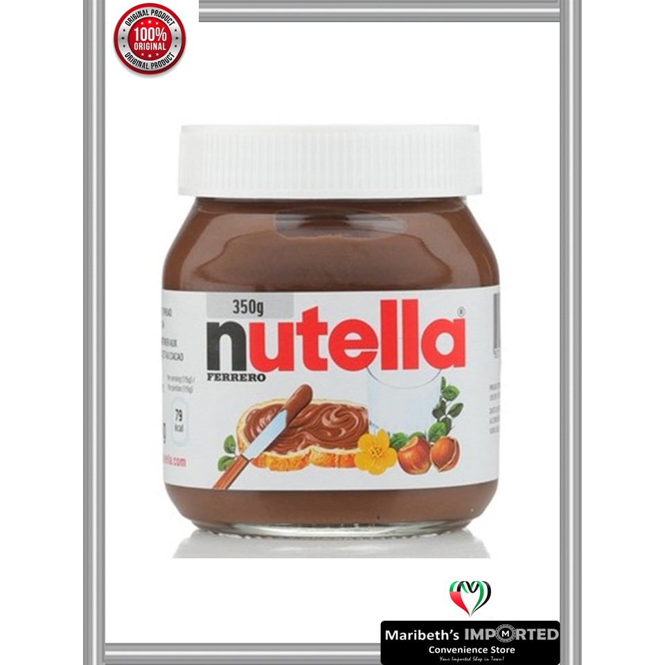 Nutella Ferrero Hazelnut Chocolate Spread 350g Shopee Philippines 9921