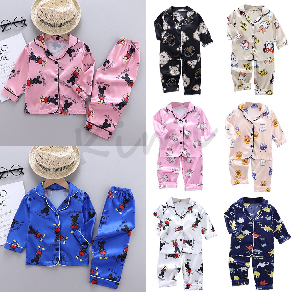 Pyjama Long Sleeve Top for T1D Kids (Ages 3-14) – Sleepwear with Pockets for Medical Devices