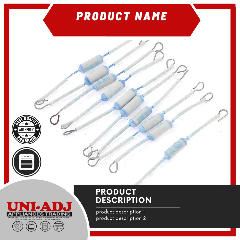 Rice Cooker Thermal Fuse *10amp *15amp Shopee Philippines