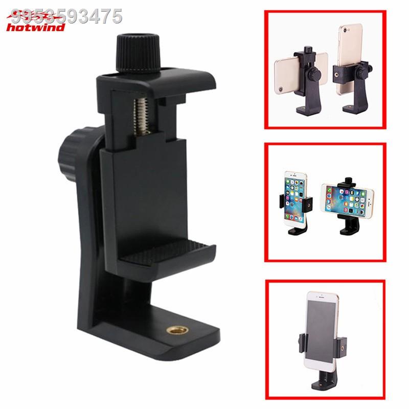 HW Universal Tripod Mount Adapter Cell Phone Clipper Holder Vertical