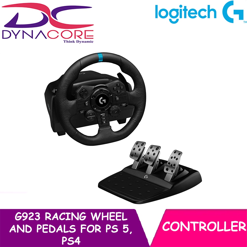 WX7W Logitech G923 Racing Wheel and Pedals for PS 5, PS4 and PC ...