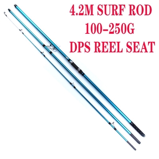 Lurekiller New Arrival Japan Full Fuji 4.50M SurfCasting Rod Long Cast Surf  Rod 100-250G 3 Sections