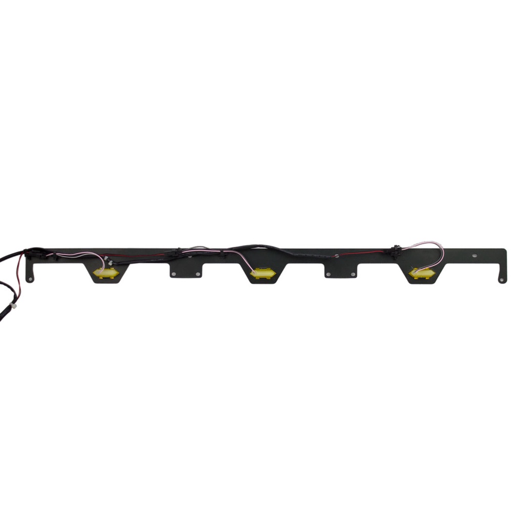 Universal Raptor Style Amber Light Kit Grill 3 Yellow LED Lamp Fit For ...
