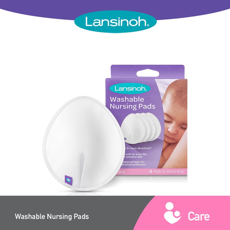 Lansinoh Washable Nursing Breast Pads for Breastfeeding Moms