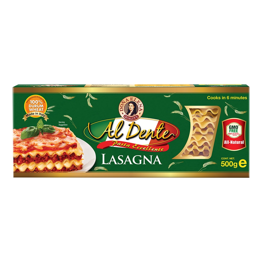 Doña Elena Al Dente Lasagna Pasta 500g Shopee Philippines