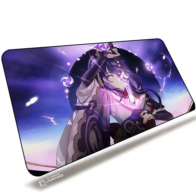 Mouse Pad Genshin Impact Mousepad Baal Raiden Shogun Gaming Accessories ...