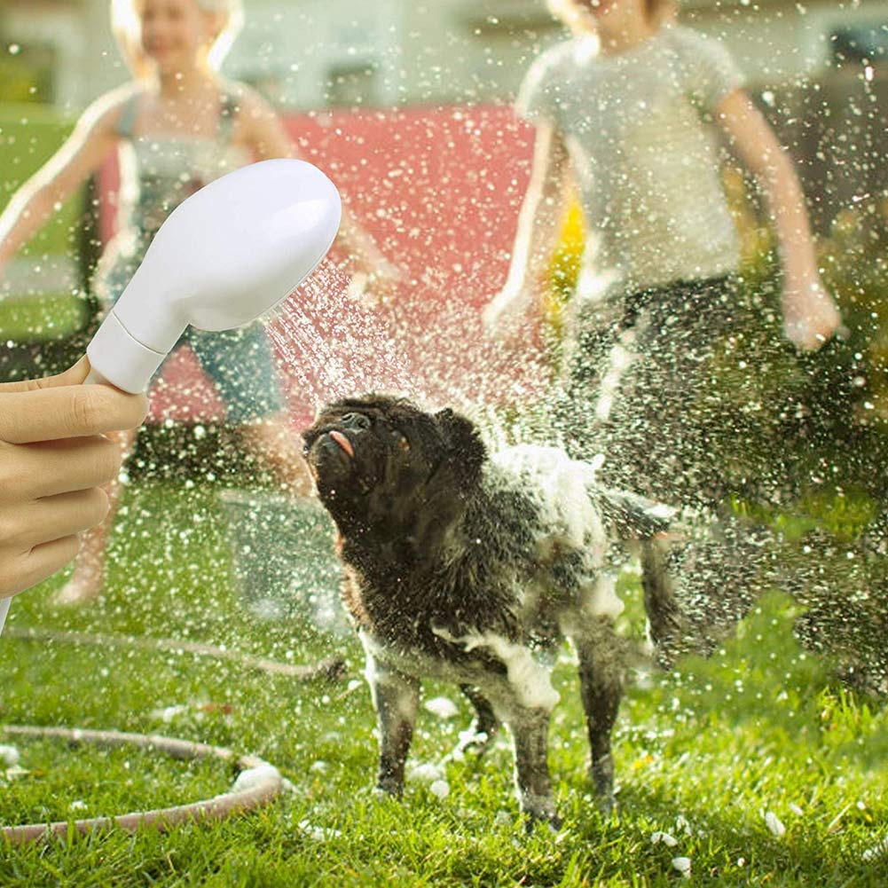 Pet Bath Shower Pet Multi-function White Tap Spray Head Portable ...