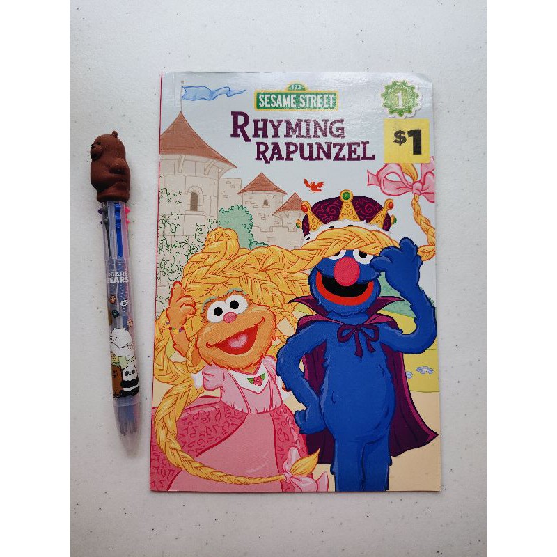 Sesame Street Rhyming Rapunzel, 22 pages | Shopee Philippines