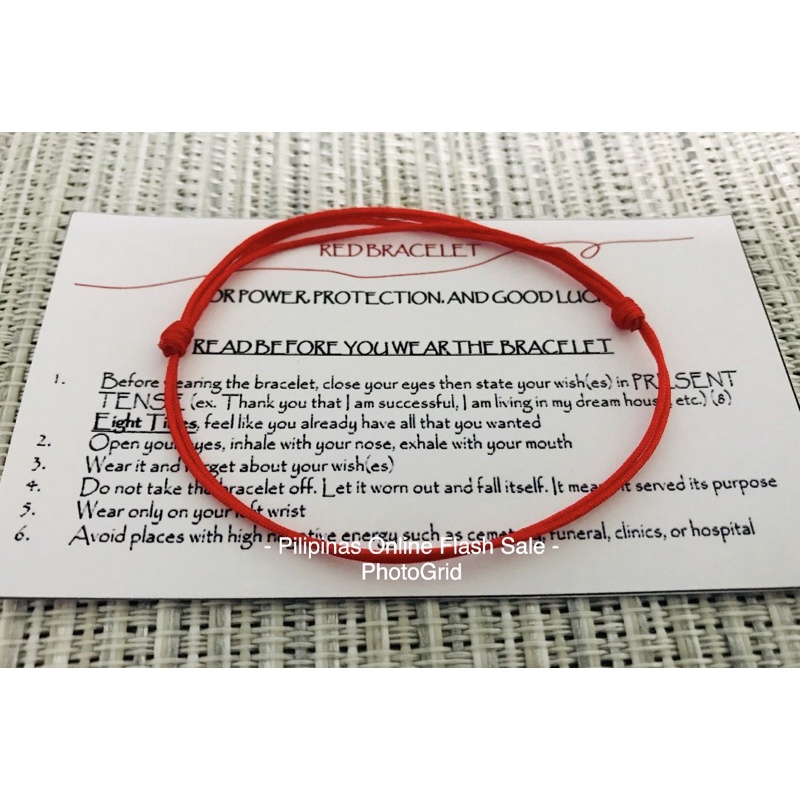 Lucky Red String Bracelet