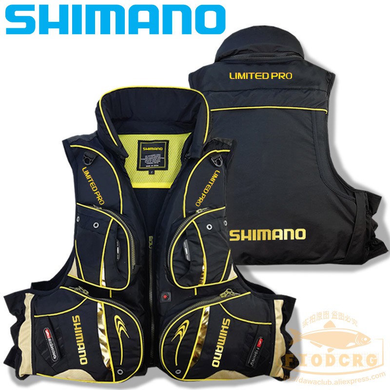 2021 SHIMANO Life Vest Large size 120 Kg Multi-pocket Light Life Jacket  UNISEX Fishing Life Jacket