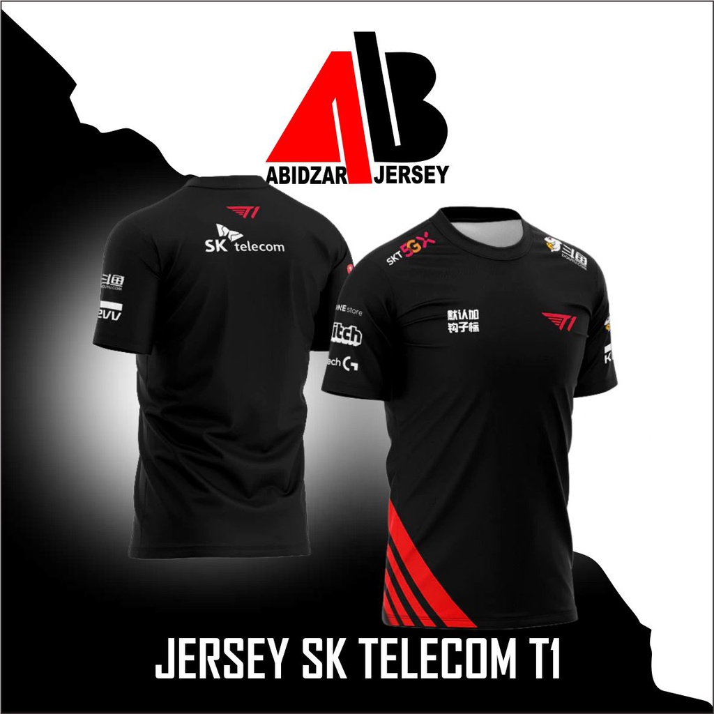 Jersey T1 SKT T1 black edition game dota 2 Shopee Philippines