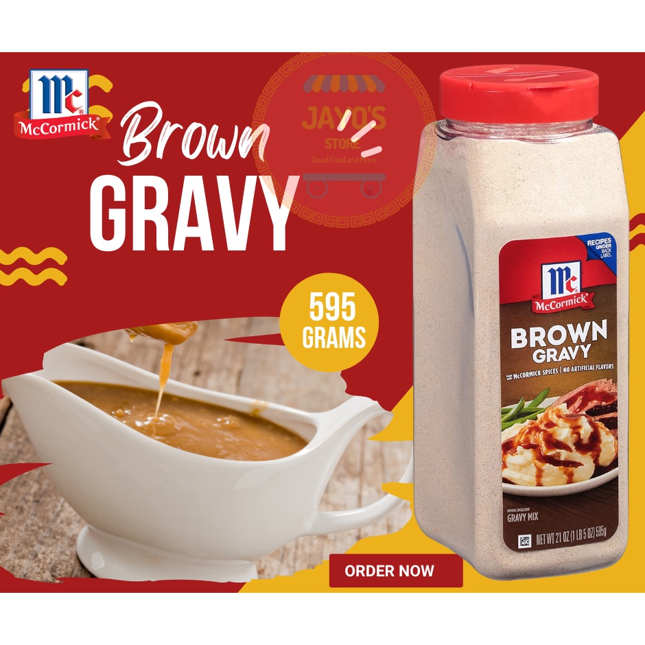 Mc Cormick Brown Gravy Mix 595 Grams 21oz Shopee Philippines 8507