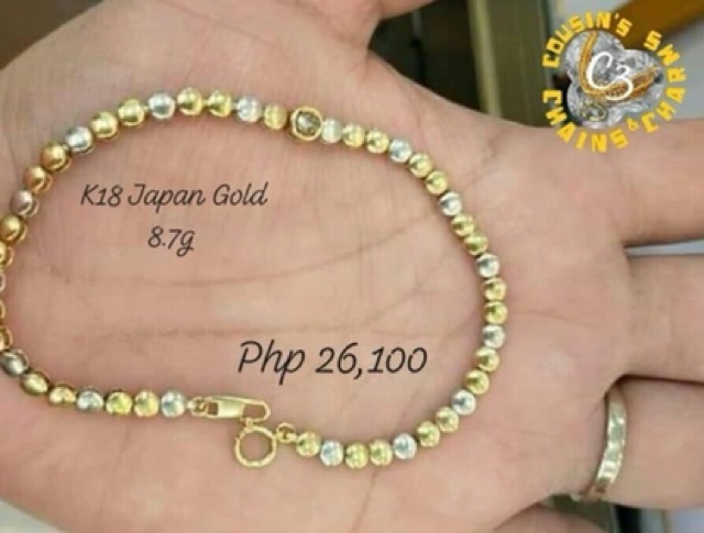 Japan K18 gold with unique designs | Shopee Philippines