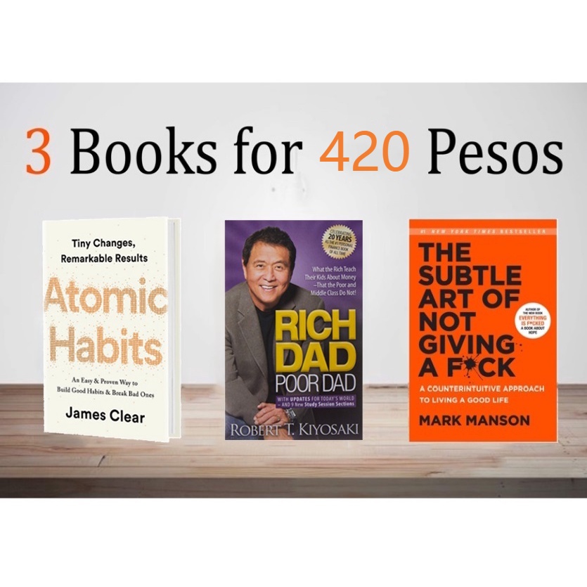 Atomic Habits Rich Dad Poor Dad By Robert Kiyosaki The Subtle Art Of