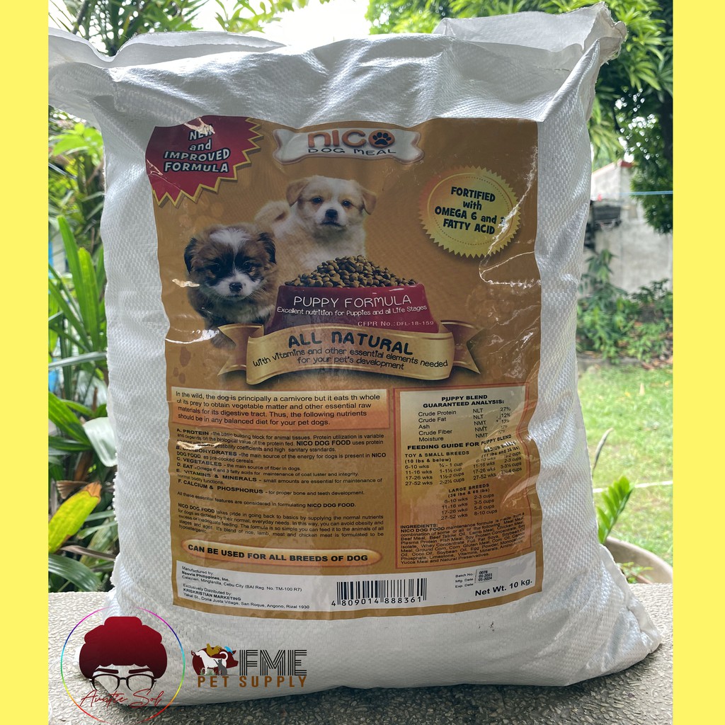 Fishmongers puppy food 10kg sale