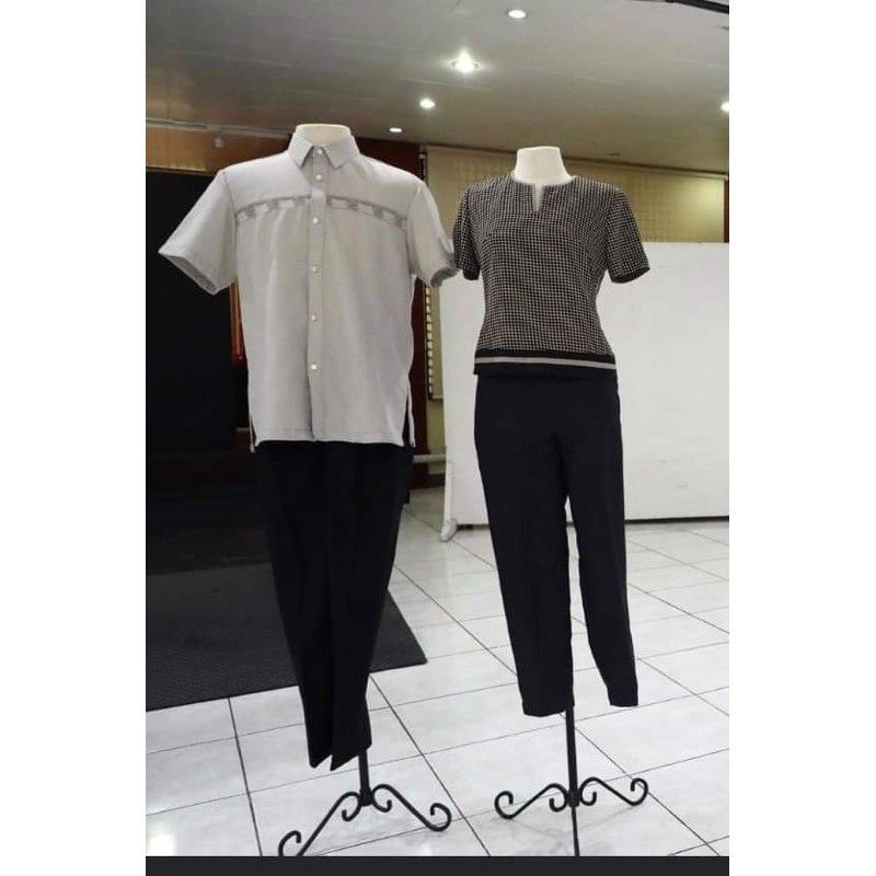 NON-TEACHING DEPED UNIFORM FOR FEMALE SET FABRIC | Shopee Philippines