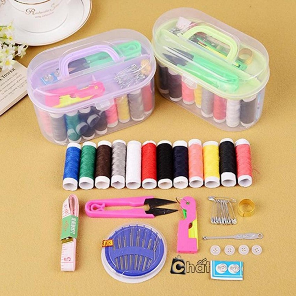 Family thread needle box 55 items Shopee Philippines