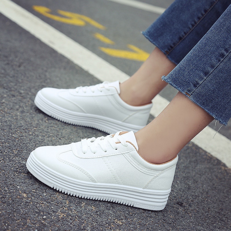 Branded white cheap sneakers for women