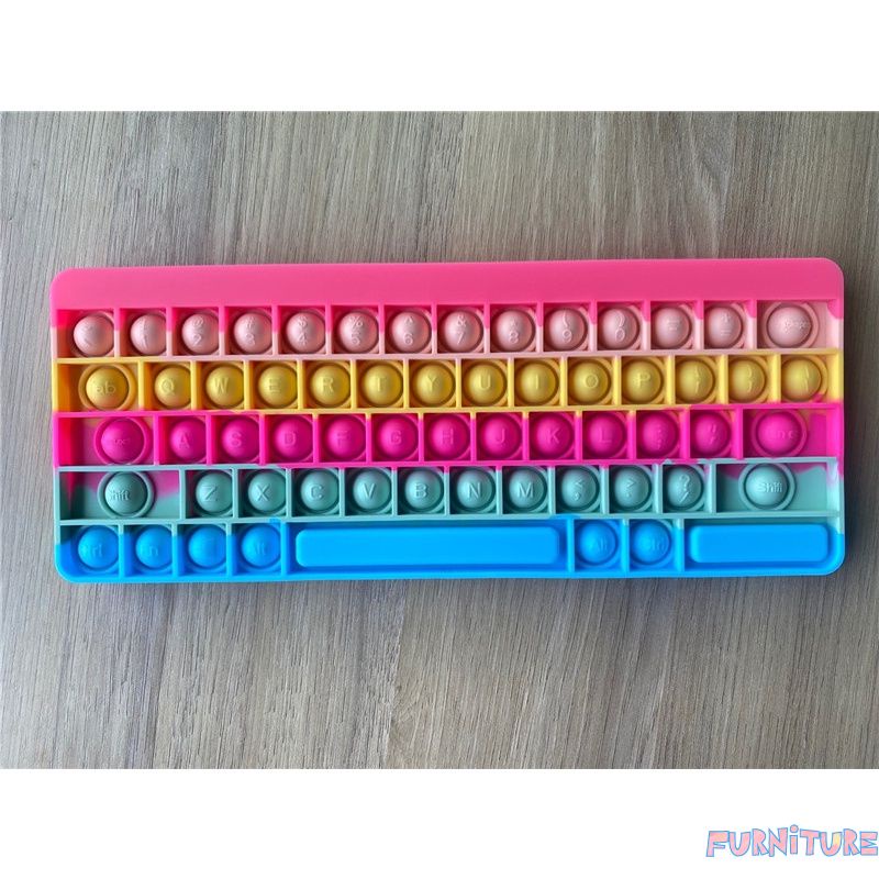 pop it pop-up keyboard toy, fidget toy for children and adults, with ...