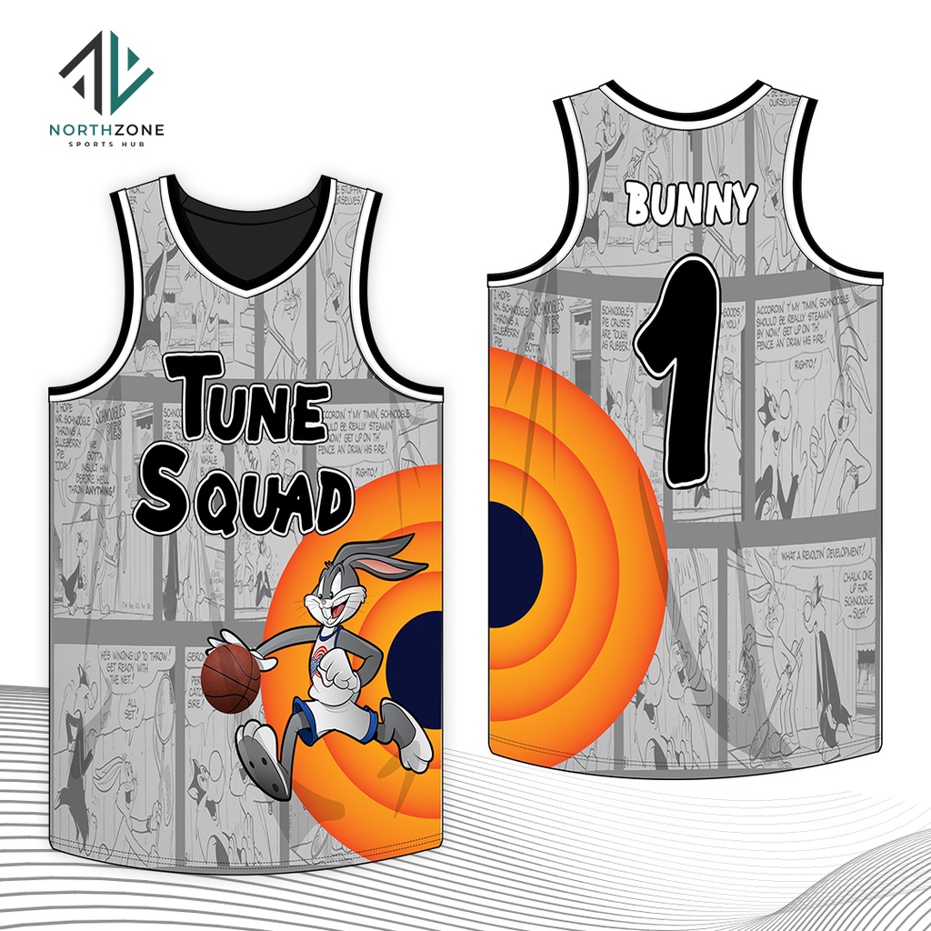 NZ Bugs Bunny Tune Squad Characters Full Sublimated Basketball Jersey Shopee Philippines