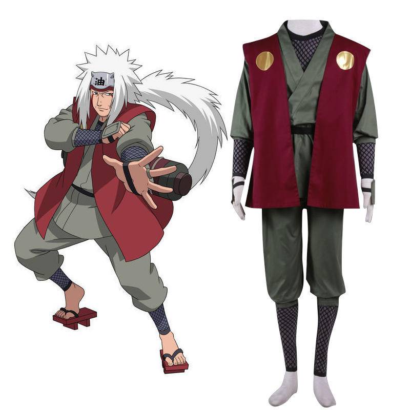 NARUTO cosplay cos jiraiya costume 1st generation - fairy | Shopee ...