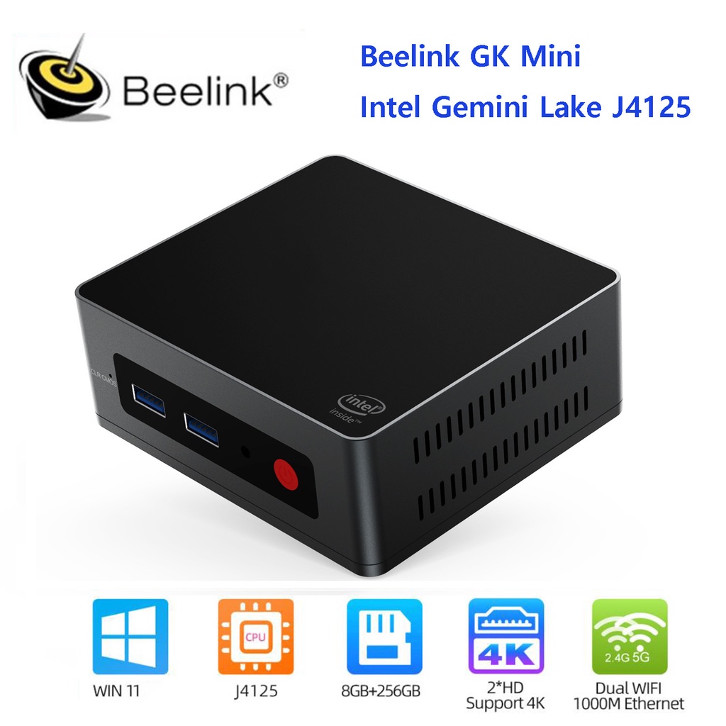 Beelink Gk Mini Mini Pc Intel Celeron J Gb Gb Wifi M Lan K Mini Gamer Windows