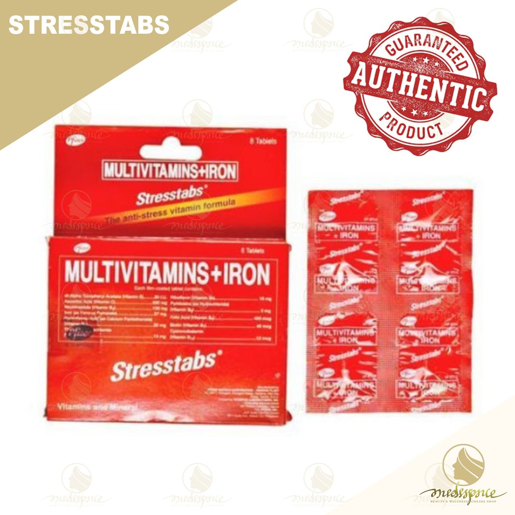 Stresstabs Multivitamins + Iron (8 Tablets) Shopee Philippines