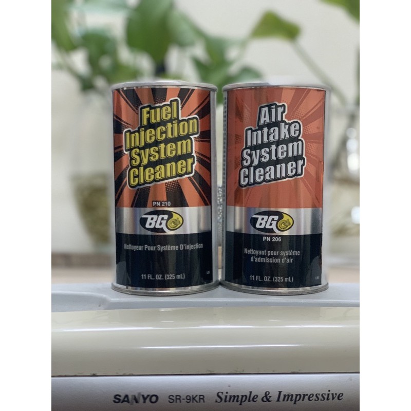 Combo 2 bottles of solution BG 210 & BG 206 to clean the injector