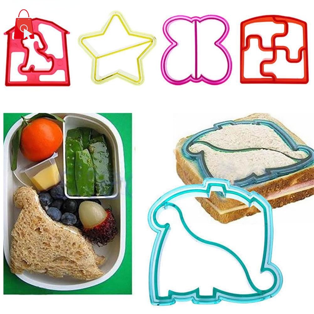 Diy jigsaw sandwich mold dinosaur car sandwich bread mold children's ...