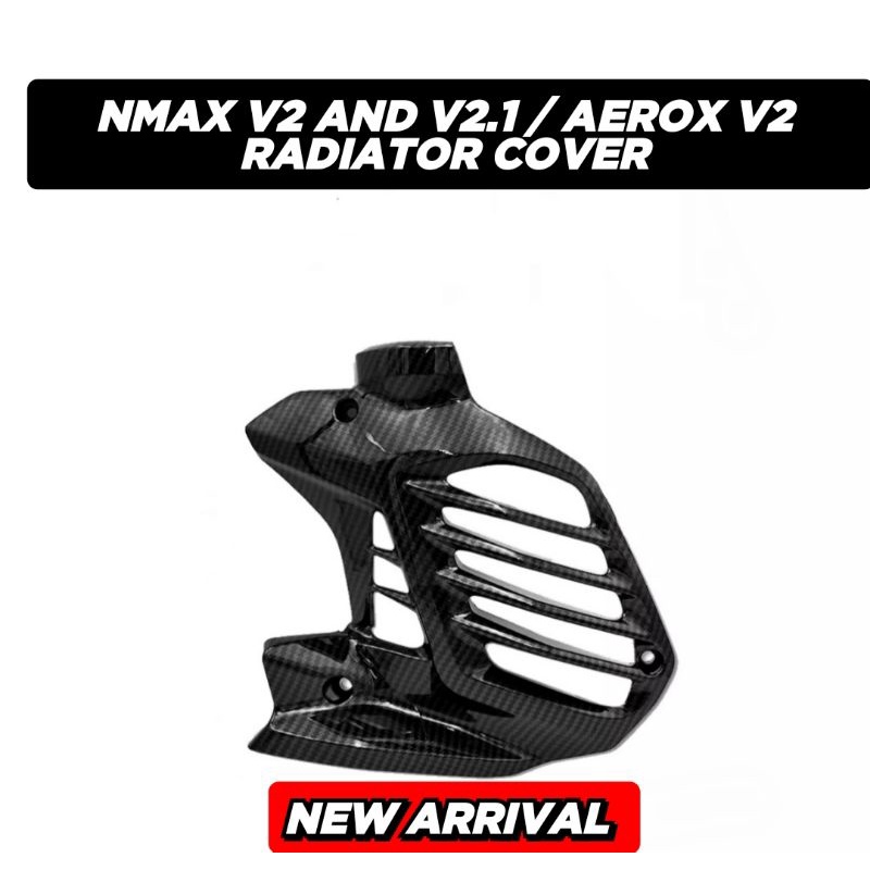 NMAX V2 AND V2.1 / AEROX CARBON RADIATOR COVER | Shopee Philippines