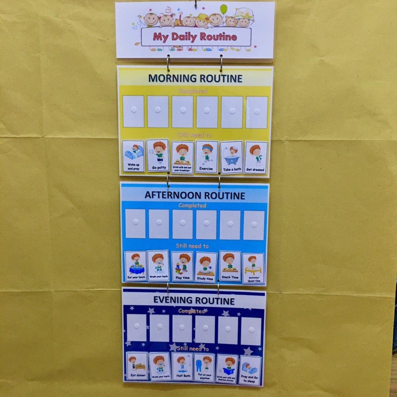 My Daily Routine Chart | Shopee Philippines