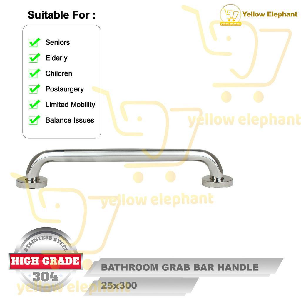Grab Bar Handrail Stainless Steel 304 / PWD Handle Balance Bar Anti