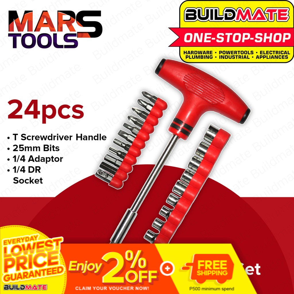 MARS TOOLS | REGAL T- Handle Bit and Socket Set 21PCS/SET [SOLD PER SET ...