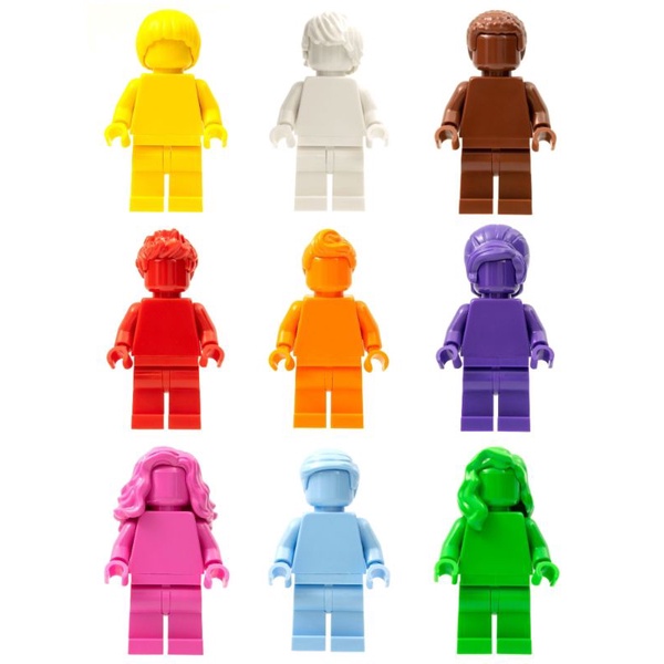 Lego monochrome hot sale figures