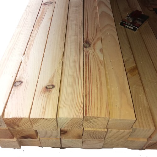 Dutch Teak Pine Wood Size 4x4x50 cm Already Smooth Sandpaper 4x4x50 cm