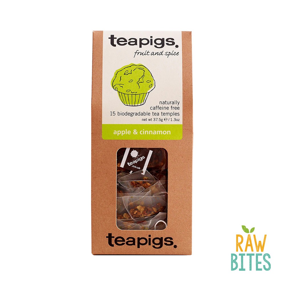 Teapigs Apple and Cinnamon Tea (15 tea temples) (Caffeine Free, Gluten
