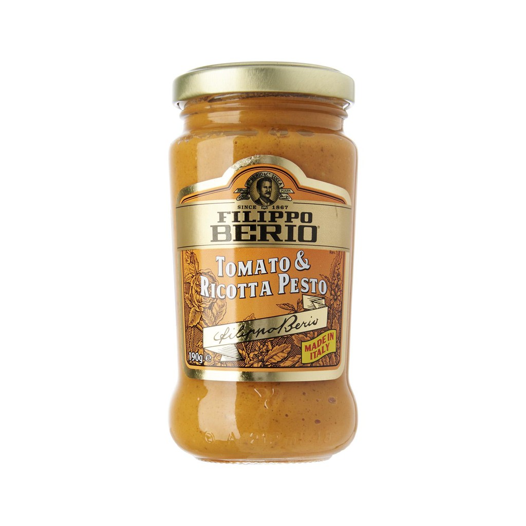 Filippo Berio Tomato & Ricotta Pesto 190g | Shopee Philippines