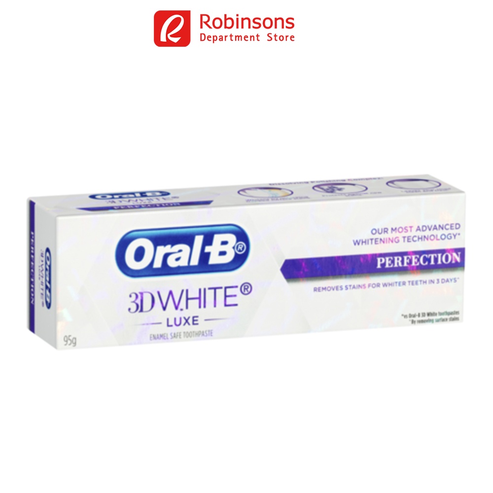 Oral-B 3D White Luxe Diamond Perfection 95g | Shopee Philippines