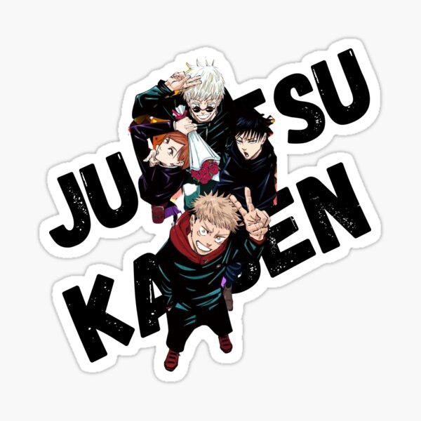 Anime Stickers   Jujutsu Kaisen Anime Sticker Collection   Laminated 