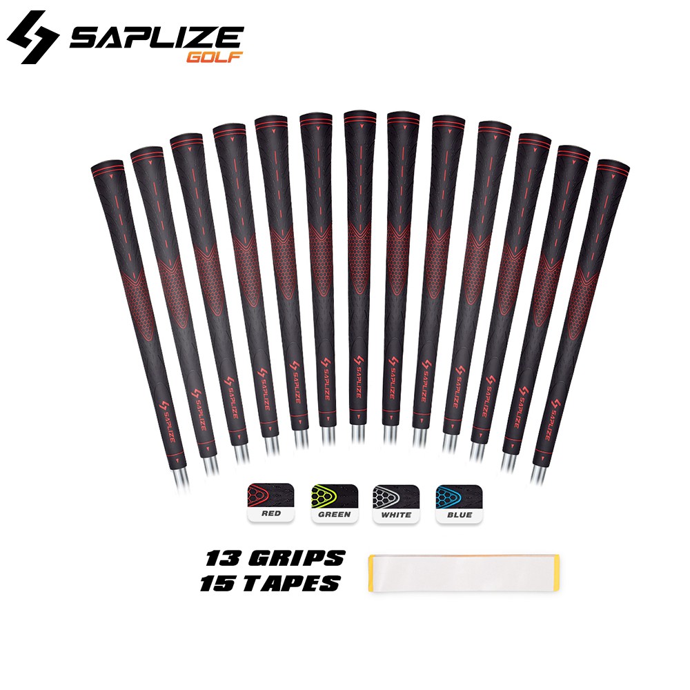Saplize CC01 Standard / Midsize 13 Golf Grips With 15 NonSlip Rubber