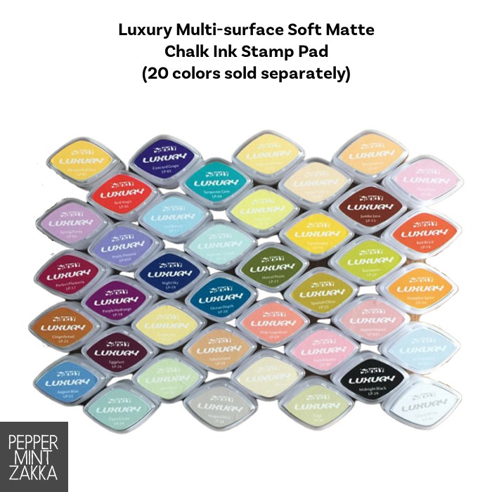 [Individual] Luxury (LP) Multi-surface Soft Matte Chalk Ink Stamp Pad ...