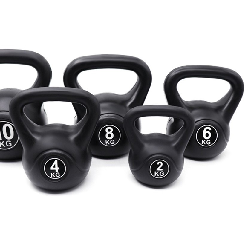 PVC Plastic Kettlebell Fitness Kettlebell Gym Home Equipment Yoga Squat