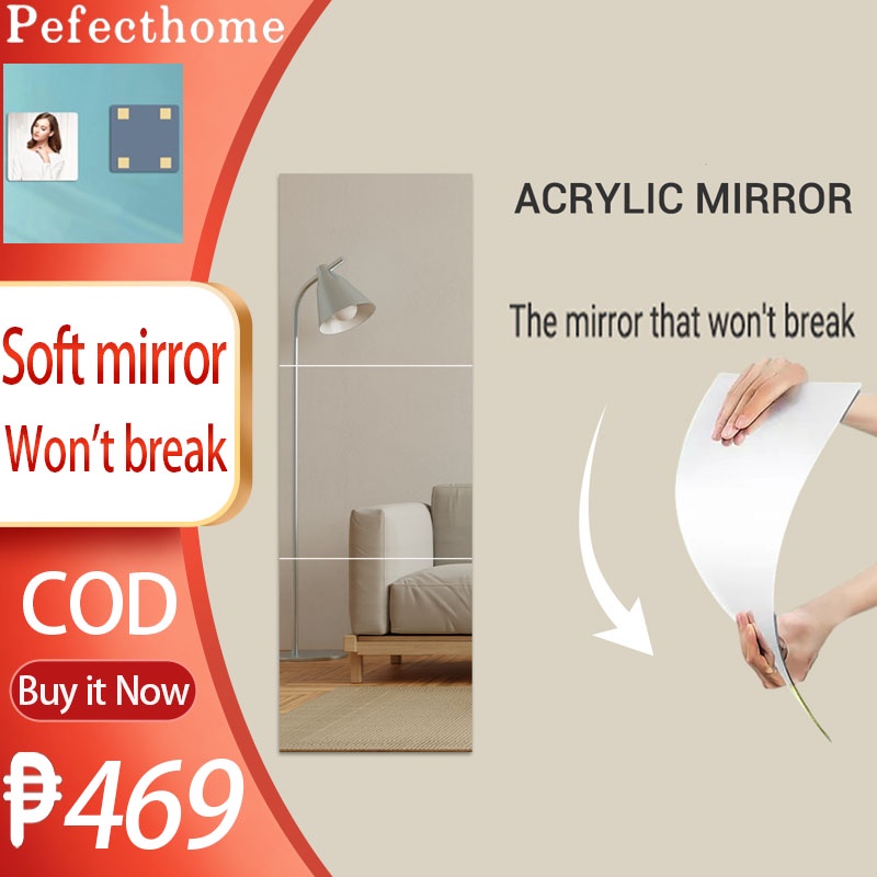 Wall Selfadhesive Wall Mirror Mirror Acrylic Sticker Household Soft