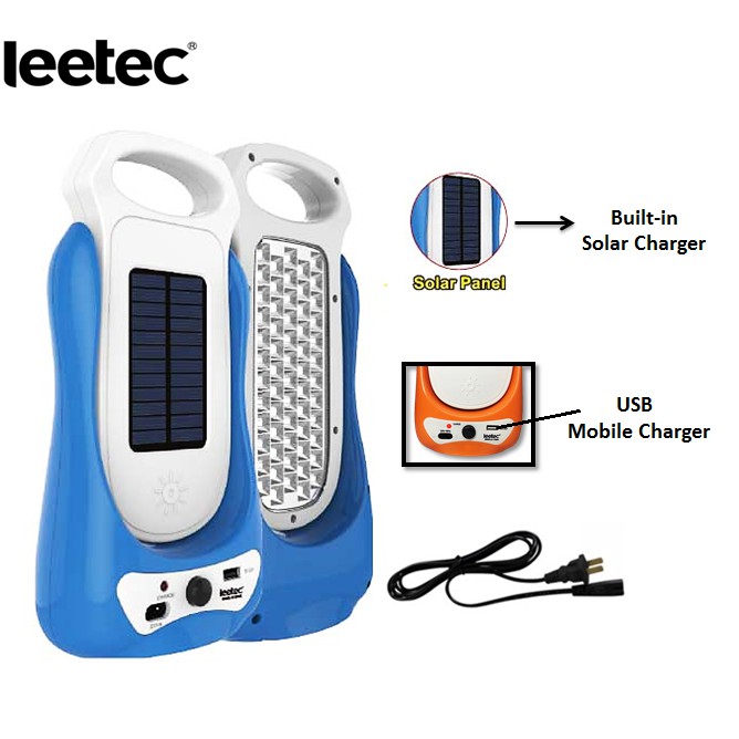 LEETEC LT-129SA Rechargeable Solar LED Lantern | Shopee Philippines