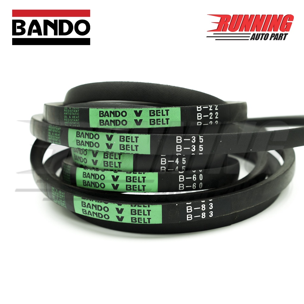 BANDO V-BELT BELT B82-B101 B82 B83 B84 B85 B86 B87 B88 B89 B90 B91 B92 ...